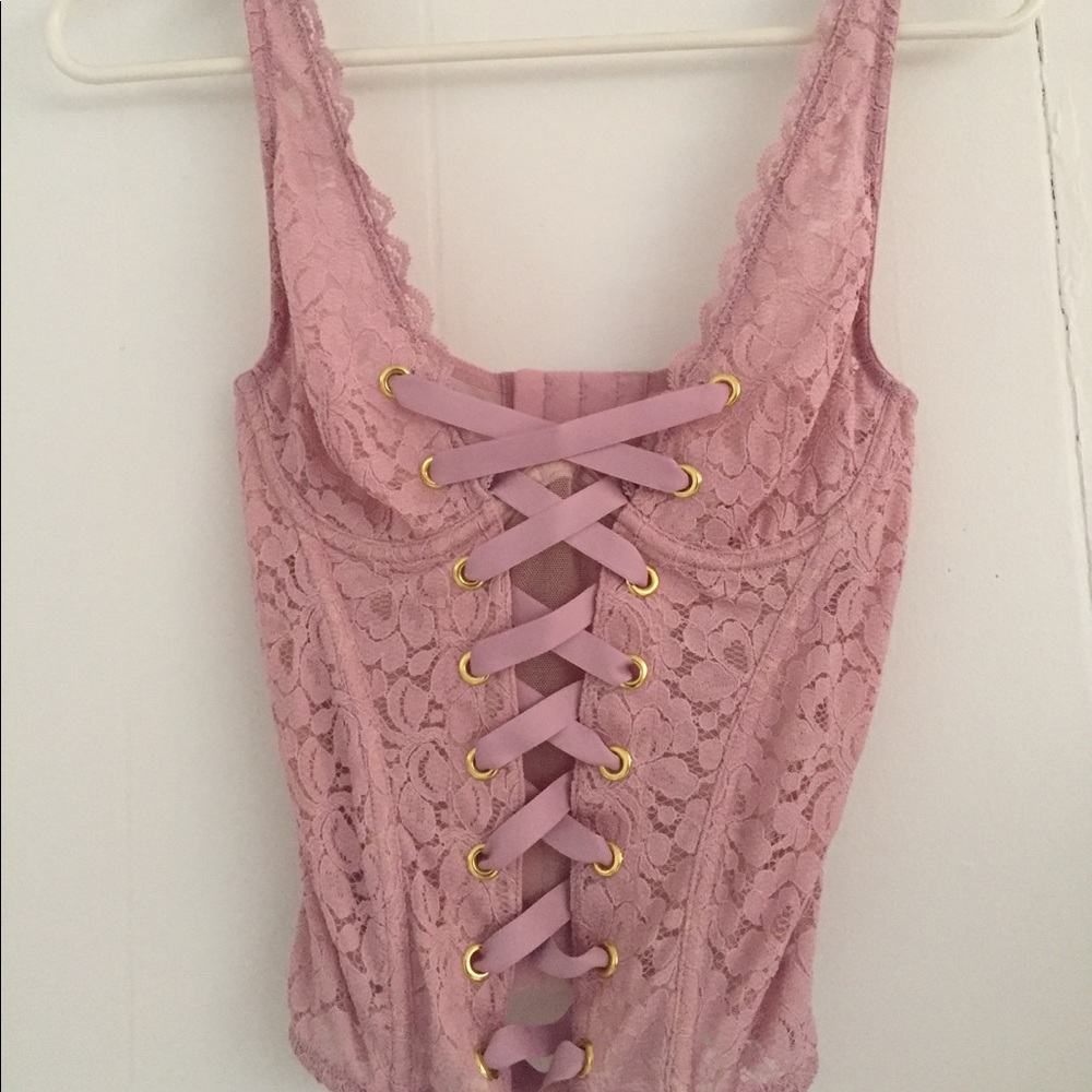 Corset top Victoria’s Secret 32C NWT light pink